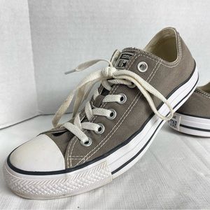 Converse Chuck Taylor All-Star Low Top Charcoal Sneakers 1J794 Mens 7 Womens 9.